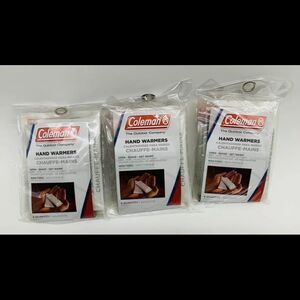 Lot of 3 Coleman Hand Warmers 4‎ Packs (8 Total) - Buy More And Save More New
